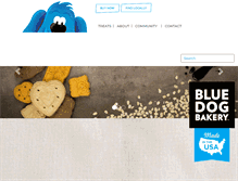 Tablet Screenshot of bluedogbakery.com